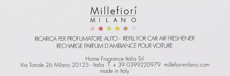 Car Perfume Refill - Millefiori Milano Icon Refill Vanilla & Wood — photo N4