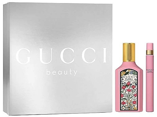 Gucci Flora Gorgeous Gardenia - Set (edp/50ml + edp/mini/10ml) — photo N1