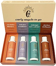 Hair Care Set - Curly Angels To Go Kit (shm/100ml + cond/100ml + activator/100ml + gel/100ml) — photo N1