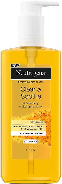 Micellar Makeup Remover Gel - Neutrogena Clear & Soothe Micellar Jelly Make Up Remover — photo N1