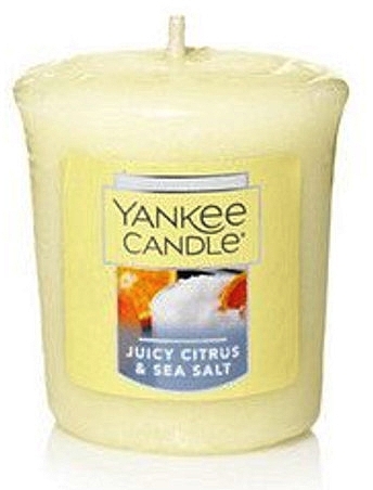 Scented Candle - Yankee Candle Juicy Citrus Sea Salt Votive — photo N1