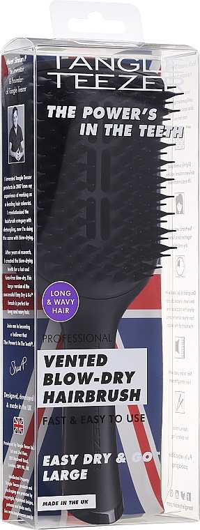 Hairbrush - Tangle Teezer Easy Dry & Go Large Black — photo N1