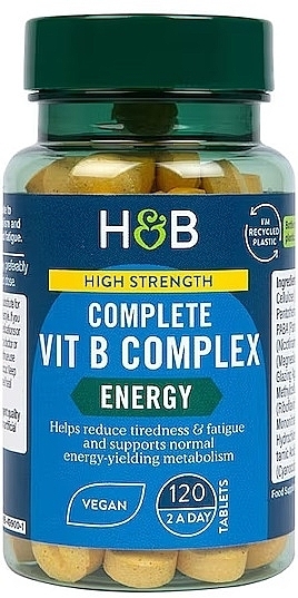 Vitamin B Complex Dietary Supplement - Holland & Barrett High Strength Complete Vit B Complex — photo N1