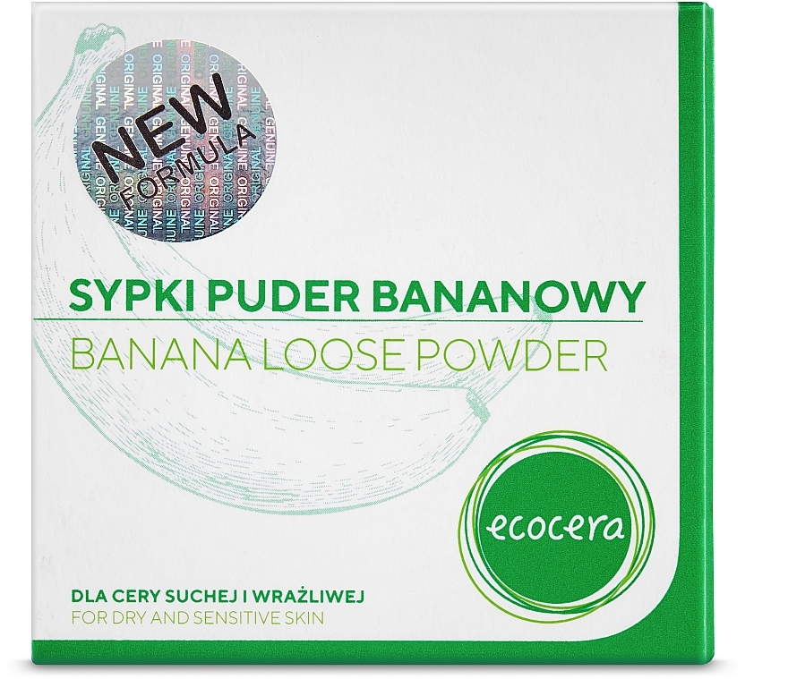 Banana Loose Powder for Dry and Sensitive Skin - Ecocera Banana Loose Powder — photo N4