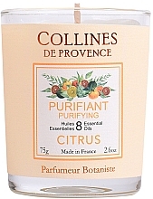 Fragrances, Perfumes, Cosmetics Citrus Scented Candle - Collines de Provence Purifiant Citrus Candles