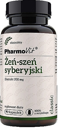 Dietary Supplement 'Siberian Ginseng', 200mg - Pharmovit Classic — photo N1