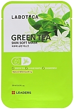 Fragrances, Perfumes, Cosmetics Soothing Face Mask - Leaders Labotica Skin Soft Mask Green Tea