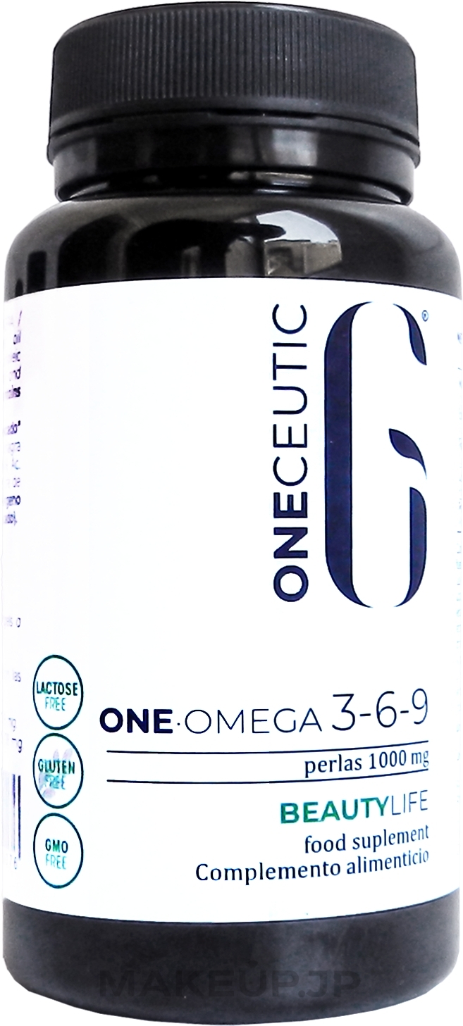 Dietary Supplement - Oneceutic One Omega 3-6-9 Perlas 1000 mg Beauty Life Food Suplement — photo 60 szt.