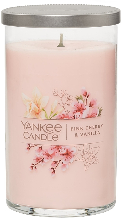 Tumbler Candle 'Pink Cherry & Vanilla', 2 wicks - Yankee Candle Pink Cherry & Vanilla Tumbler — photo N1