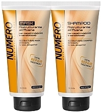 Set - Brelil Numero Restructuring (shm/300ml + mask/300ml) — photo N1