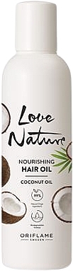 Nourishing Hair Oil with Coconut Oil - Oriflame Love Nature Nourishing Hair Oil Coconut Oil — photo N5