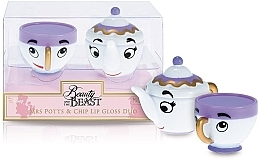 Fragrances, Perfumes, Cosmetics Lip Balm Set - Mad Beauty Disney Mrs Potts & Chips Lip Gloss Duo (lipbalm/2pc)