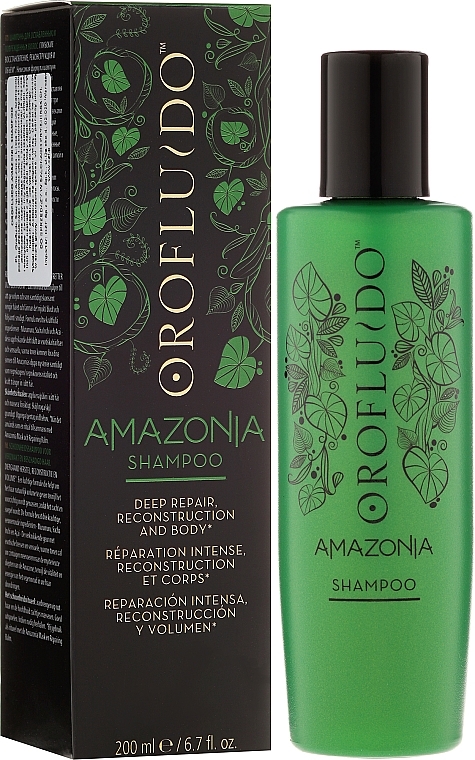 Weak & Damaged Hair Shampoo - Orofluido Amazonia Shampoo — photo N1