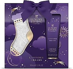 Set - Grace Cole The Luxury Bathing Lavender Dreams Cosy Toes (f/cr/100ml+ socks/2pcs) — photo N1