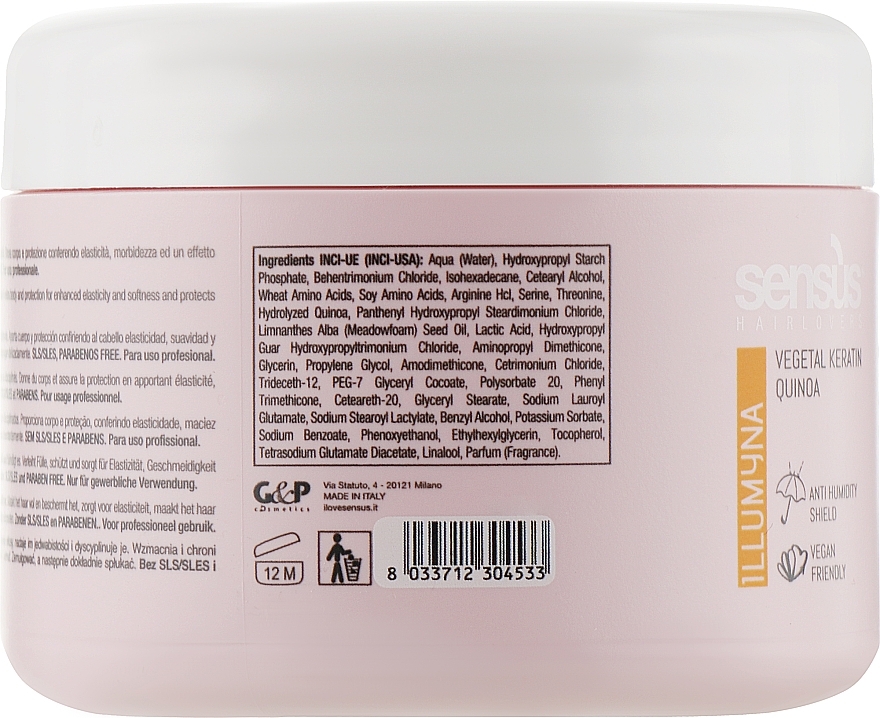 Nourishing Mask for Dry & Curly Hair - Sensus Nutri Discipline Mask — photo N2