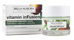 Fragrances, Perfumes, Cosmetics Anti-Aging Night Face Cream - Bella Aurora Vitamin inFusion Night Repair Treatment