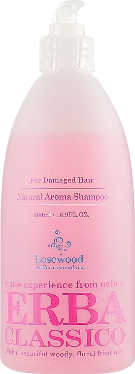 Hair Shampoo with Rose Tree Extract - Erba Classico Rosewood Hair Shampoo — photo N3