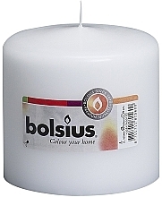 Fragrances, Perfumes, Cosmetics Cylindrical Candle, white, 80/60 - Bolsius Candle