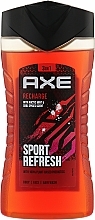 Fragrances, Perfumes, Cosmetics Shower Gel "3-in-1" for Men - Axe Recharge Sport Refresh