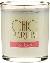 Fragrances, Perfumes, Cosmetics Scented Candle - Chic Parfum Rosa Assoluta Candle