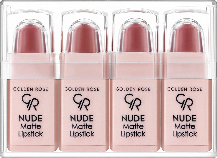 Lipstick Set - Golden Rose Nude Matte Lipstick — photo N1