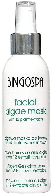 Algae Face Mask with 12 Plant Extracts - BingoSpa Algae Mask Enriched With 12 Components — photo N1