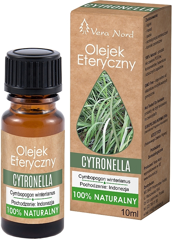 Essential Oil 'Citronella' - Vera Nord Cytronella Essential Oil — photo N1