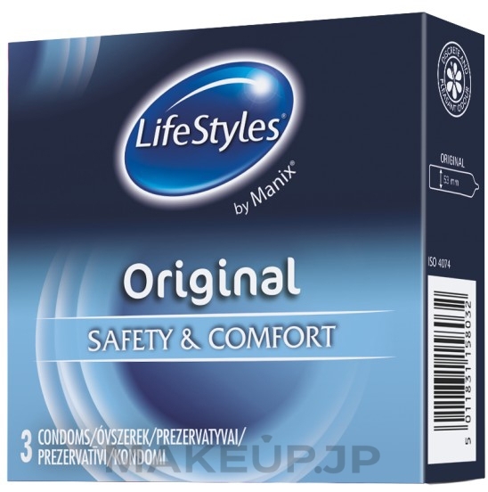 Condoms, 3 pcs - LifeStyles Original — photo 3 szt.