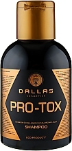 Keratin, Collagen & Hyaluronic Acid Shampoo - Dallas Cosmetics Pro-Tox Shampoo — photo N1