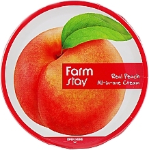 Face & Body Cream with Peach Extract - FarmStay Real Peach All-In-One Cream — photo N1