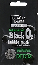 Fragrances, Perfumes, Cosmetics Facial Bubble Mask - Beauty Derm Intensive O2 Black Bubble Mask