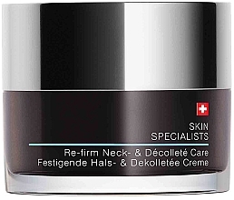 Fragrances, Perfumes, Cosmetics Neck & Decollete Cream - Artemis of Switzerland Skin Specialists Re-Firm Neck und Decollete Care