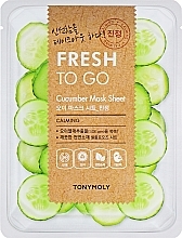 Refreshing Cucumber Sheet Mask - Tony Moly Fresh To Go Mask Sheet Cucumber — photo N3