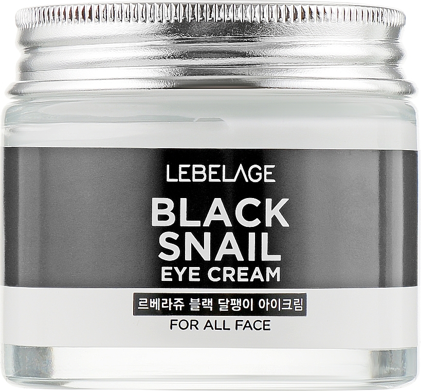 Snail Mucin Repairing Eye Zone Cream - Lebelage Black Snail Eye Cream — photo N2