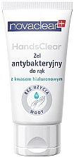 Fragrances, Perfumes, Cosmetics Antibacterial Hand Gel with Hyaluronic Acid (tube) - Novaclear Hands Clear