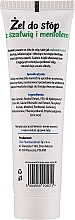 Sage & Menthol Foot Gel - Mother Nature — photo N10