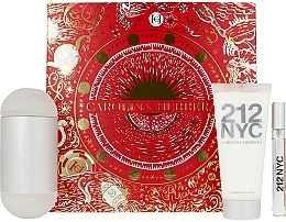 Fragrances, Perfumes, Cosmetics Carolina Herrera 212 NYC Gift Set - Set (edt/100ml + edt/10ml + b/lot/100ml)