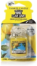 Fragrances, Perfumes, Cosmetics Car Air Freshener - Yankee Candle Car Jar Sicilian Lemon