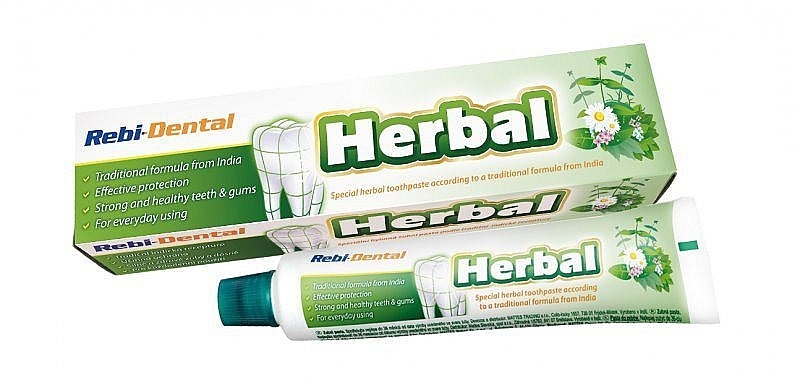 Toothpaste with Herbs - Mattes Rebi-Dental Herbal Toothpaste — photo N1