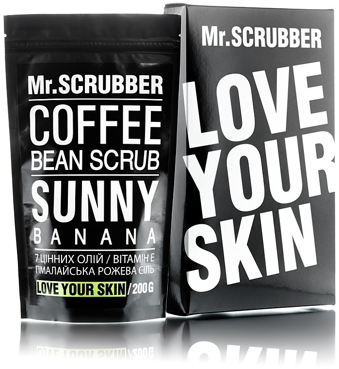 Face & Body Coffee Scrub - Mr.Scrubber Sunny Banana Scrub — photo N1