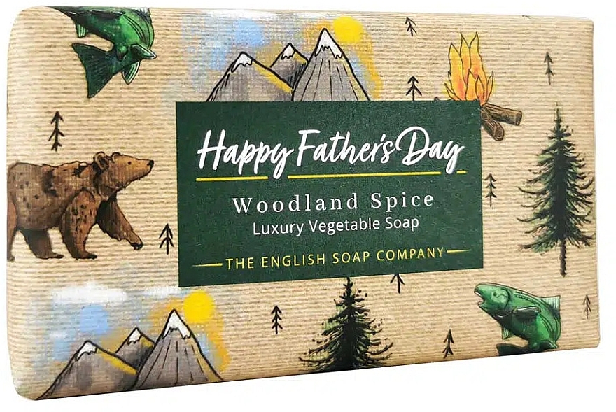 Father's Day Soap - The English Soap Company Occasions Collection Woodland Spice Father’s Day Soap — photo N1
