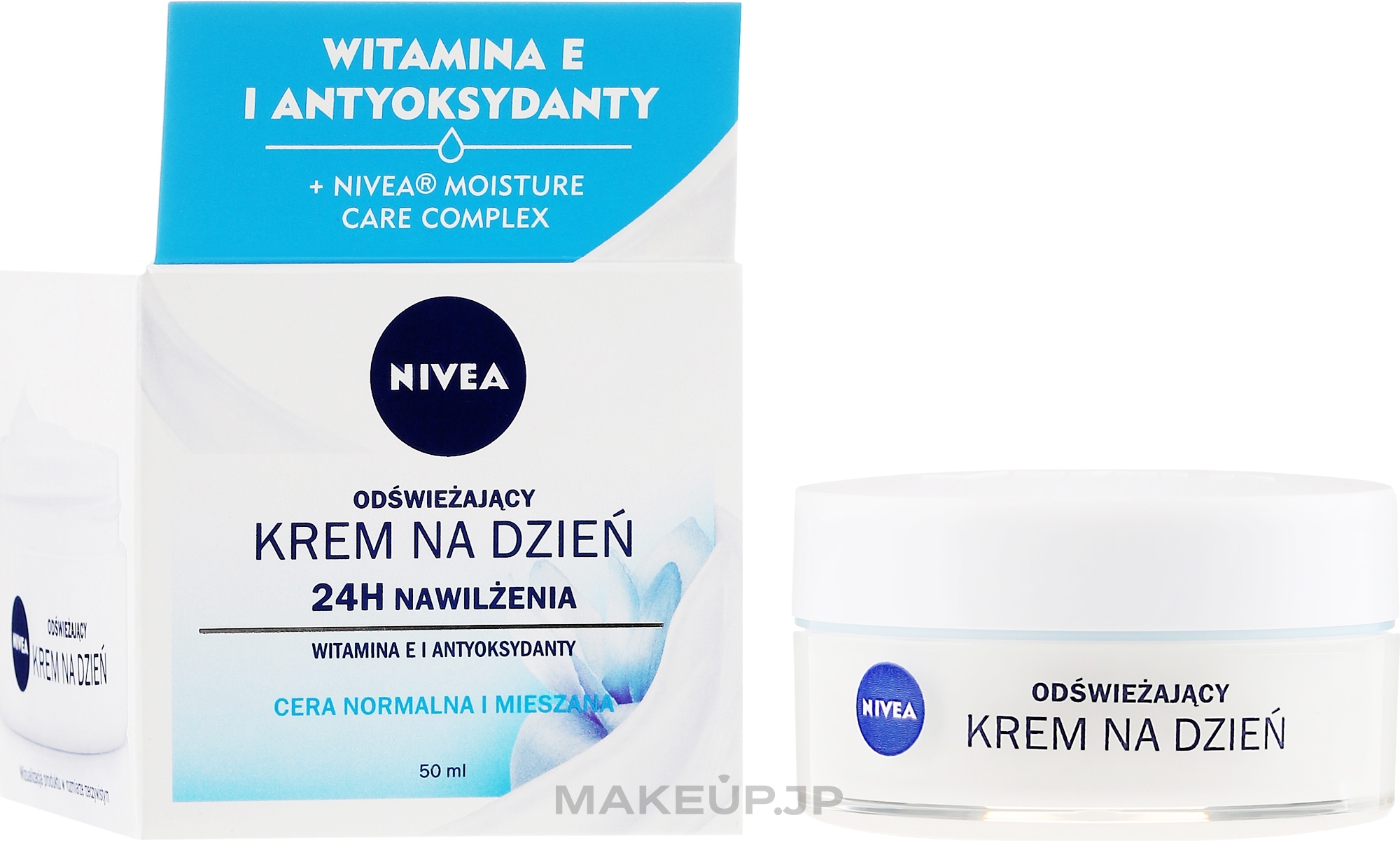 Vitamin E Refreshing Face Cream - Nivea 24H Moisture Care Complex — photo 50 ml