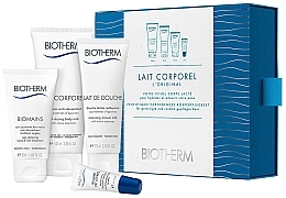 Fragrances, Perfumes, Cosmetics Body Care Kit - Biotherm Body Care Kit Lait Corporel (h/cr/50ml + b/milk/100ml + sh/milk/75ml + lip/balm/5ml)