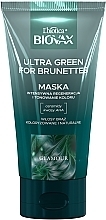 Hair Mask - L'biotica Biovax Glamour Ultra Green for Brunettes — photo N1