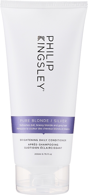Conditioner for Cold Blonde - Philip Kingsley Pure Blonde/ Silver Brightening Daily Conditioner — photo N1