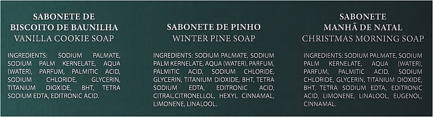 Christmas Soap Set - Essencias de Portugal Christmas (soap/3x150g) — photo N12