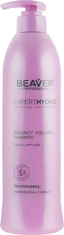 Volume Shampoo for Thin & Soft Hair - Beaver Professional Expert Hydro Bouncy Volume Shampoo — photo N6