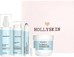 Fragrances, Perfumes, Cosmetics Set - Hollyskin Pro-Squalane (cr/50ml + eye/ser/15ml + peel/gel/120ml + scr/250ml)