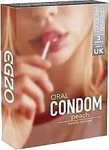 Fragrances, Perfumes, Cosmetics Peach Oral Condom - Egzo Oral Condom Peach