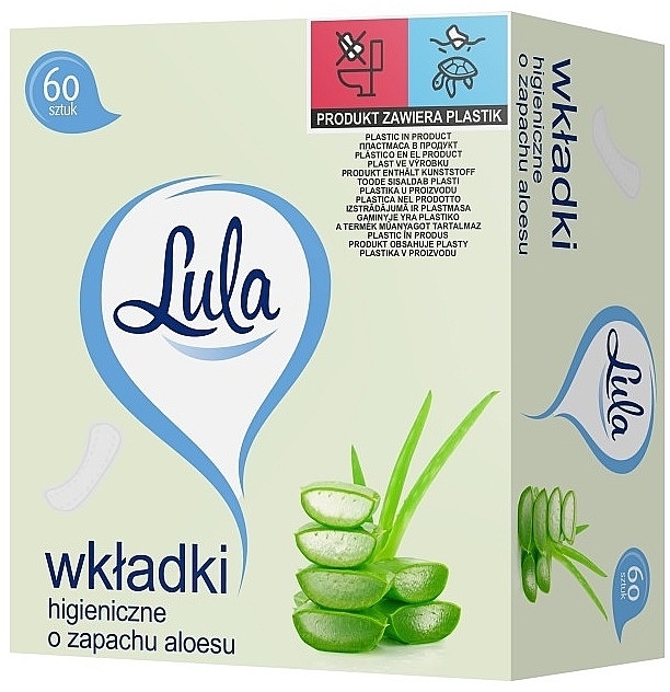Daily Liners with Aloe Scent, 60 pcs - Lula — photo N3